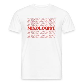 Barkeeper Barkeeper Cocktail Spezialist Cocktail - Männer T-Shirt - Weiß - Vorne - AI Model Male 178 dark (178cm)