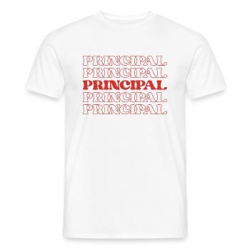 Directrice principale Directrice Directrice générale - T-shirt homme - blanc - Devant - AI Model Male 178 dark (178cm)