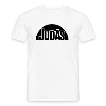 Judas - Traître - T-shirt homme - blanc - Devant - AI Model Male 178 dark (178cm)