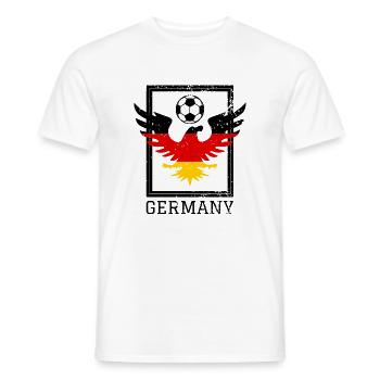 Équipe nationale allemande de football - T-shirt homme - blanc - Devant - AI Model Male 178 dark (178cm)