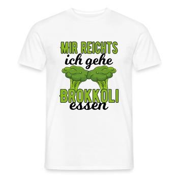 Brokkoli - Männer T-Shirt - Weiß - Vorne - AI Model Male 178 dark (178cm)
