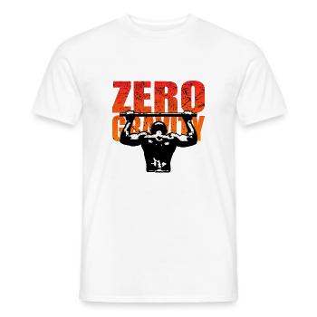Zero Gravity - T-shirt homme - blanc - Devant - AI Model Male 178 dark (178cm)