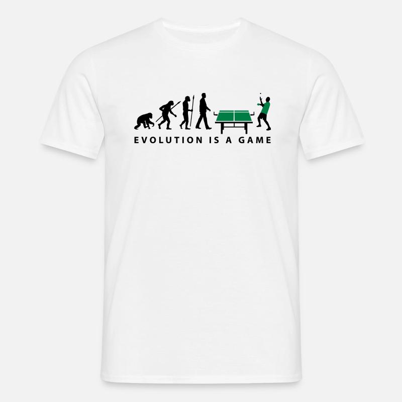 evolution_table_tennis_072012_c_2c - Men's T-Shirt - white