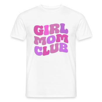 Girl Mom Club - Männer T-Shirt - Weiß - Vorne - AI Model Male 178 dark (178cm)