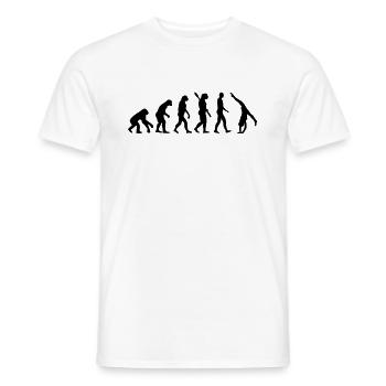 Evolution Gymnastics - Men's T-Shirt - white - Front - AI Model Male 178 dark (178cm)