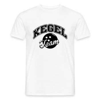 Kegel Team - Männer T-Shirt - Weiß - Vorne - AI Model Male 178 dark (178cm)