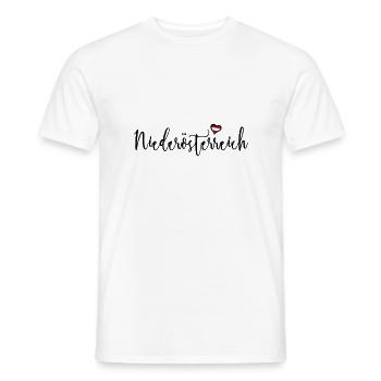 Niederösterreich Austria T-Shirt - Männer T-Shirt - Weiß - Vorne - AI Model Male 178 dark (178cm)