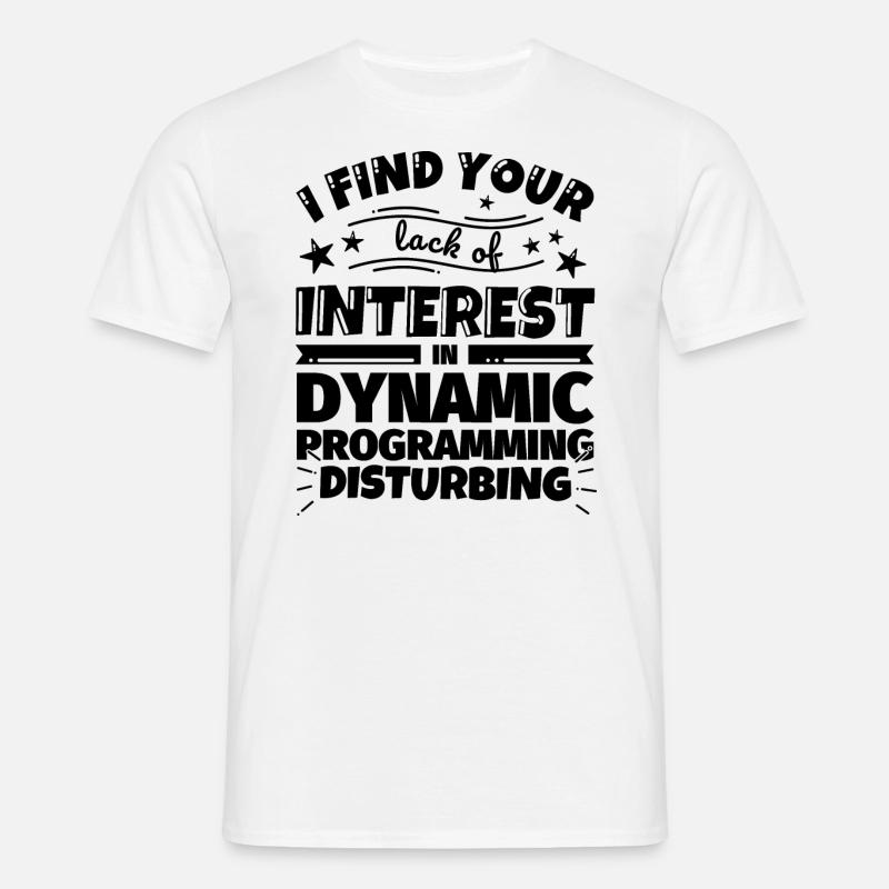 Dynamic programming fun gift - Men's T-Shirt - white
