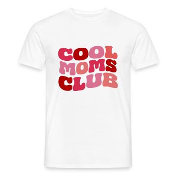 Club des mamans cool - T-shirt homme - blanc - Devant - AI Model Male 178 dark (178cm)