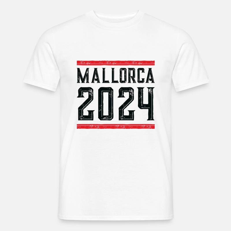 Mallorca 2024 - Männer T-Shirt - Weiß