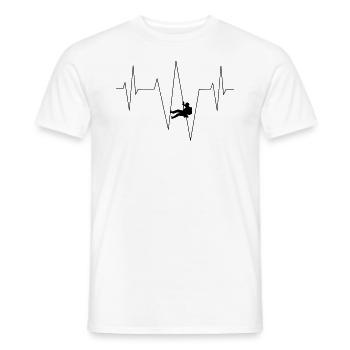 Canyoning Schluchteln Schluchtenwandern Geschenk - Männer T-Shirt - Weiß - Vorne - AI Model Male 178 dark (178cm)