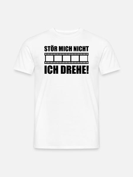 Hobby Regisseur Filmemacher Filmproduzent Geschenk - Männer T-Shirt - Weiß