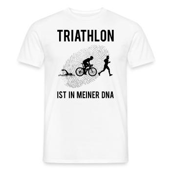 Triathlon Ausdauersport Mehrkampf Spruch Geschenk - Männer T-Shirt - Weiß - Vorne - AI Model Male 178 dark (178cm)