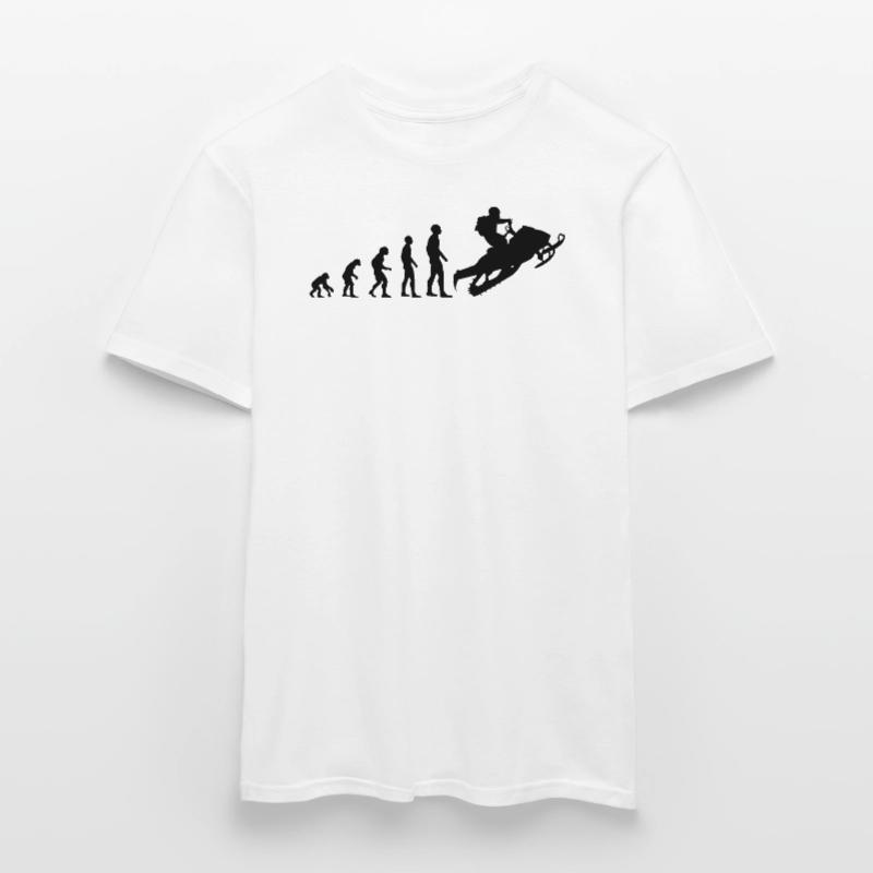 Snowmobile Snowmobile Evolution Gift Men's T-shirt
