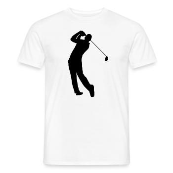 Golf Geschenk Golf Club Golfschläger Golfer Outfit - Männer T-Shirt - Weiß - Vorne - AI Model Male 178 dark (178cm)