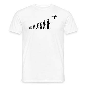 Modèle d’avion Modéliste Modèle RC Avion Drôle Cadeau - T-shirt homme - blanc - Devant - AI Model Male 178 dark (178cm)