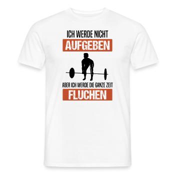 Bodybuilding Kraftsport Kreuzheben Spruch Geschenk - Männer T-Shirt - Weiß - Vorne - AI Model Male 178 dark (178cm)