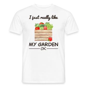 Jardinier Jardinier Hobby Jardinier Disant Cadeau - T-shirt homme - blanc - Devant - AI Model Male 178 dark (178cm)