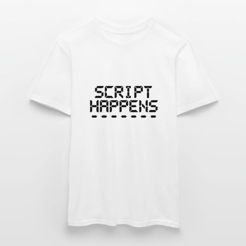 Le script de programmation informatique se produit Programmeur T-shirt homme