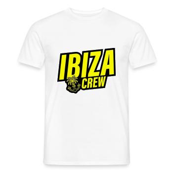 Ibiza Crew Anker Palme Herz Liebe - Männer T-Shirt - Weiß - Vorne - AI Model Male 178 dark (178cm)