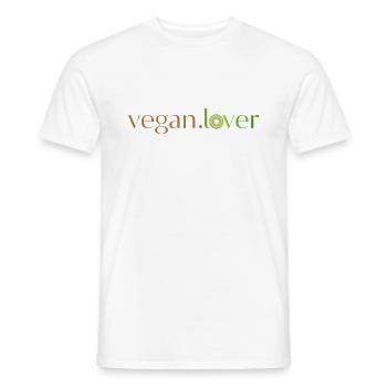 Veganer Liebhaber Kiwi - Männer T-Shirt - Weiß - Vorne - AI Model Male 178 dark (178cm)