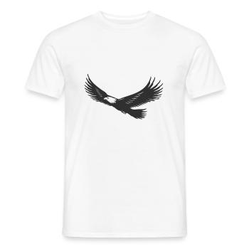 Adler Eagle - Männer T-Shirt - Weiß - Vorne - AI Model Male 178 dark (178cm)