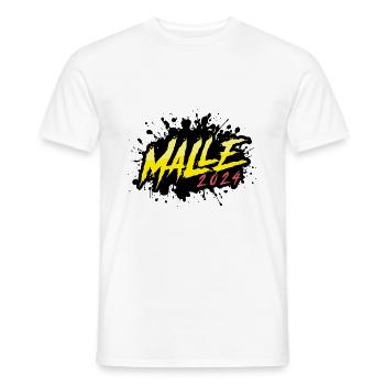 Malle 2024 Palma Majorque - T-shirt homme - blanc - Devant - AI Model Male 178 dark (178cm)