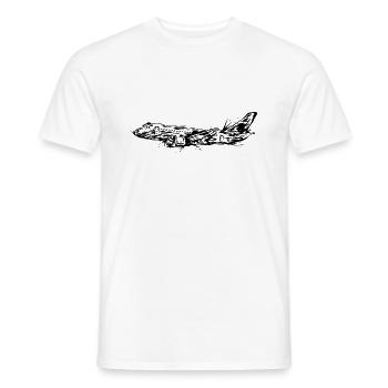 Flugzeug - Männer T-Shirt - Weiß - Vorne - AI Model Male 178 dark (178cm)