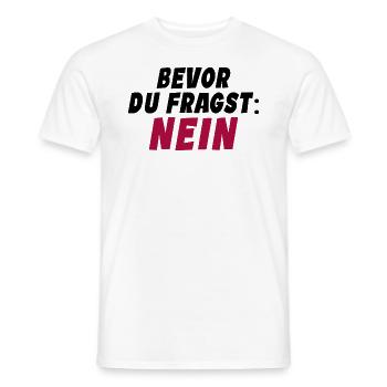 Klarer Durchblick - Männer T-Shirt - Weiß - Vorne - AI Model Male 178 dark (178cm)