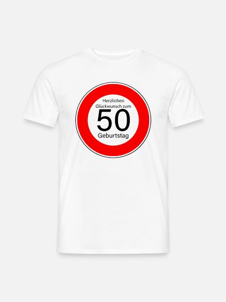 50 Geburtstag - Männer T-Shirt - Weiß