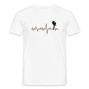 Muay Thai - Männer T-Shirt - Weiß - Vorne - AI Model Male 178 dark (178cm)