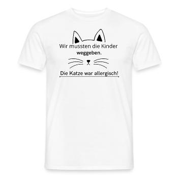 Wir mussten die Kinder weggeben.. - Männer T-Shirt - Weiß - Vorne - AI Model Male 178 dark (178cm)