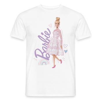 Barbie Robe De Mariée EVJF - T-shirt homme - blanc - Devant - AI Model Male 178 dark (178cm)