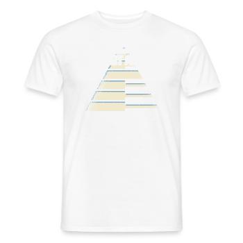 Piano Pianist Mit Klavier klingt alles besser - Männer T-Shirt - Weiß - Vorne - AI Model Male 178 dark (178cm)