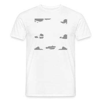 Segelflieger Pilot Flugzeug Kein Motor - Männer T-Shirt - Weiß - Vorne - AI Model Male 178 dark (178cm)