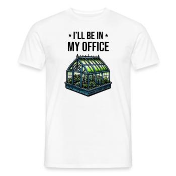 I'll Be In My Office - Gardening - Männer T-Shirt - Weiß - Vorne - AI Model Male 178 dark (178cm)