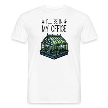 I'll Be In My Office - Gardening - Männer T-Shirt - Weiß - Vorne - AI Model Male 178 dark (178cm)