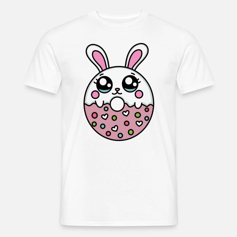 Donut lapin - Cute donut ( Rabbit ) - Mænd T-shirt - hvid