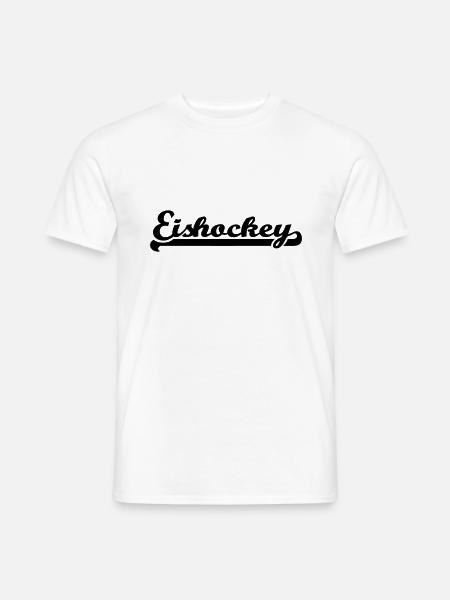 Eishockey - Männer T-Shirt - Weiß