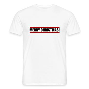 Joyeux Noël - T-shirt homme - blanc - Devant - AI Model Male 178 dark (178cm)