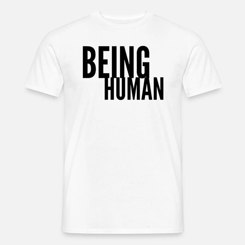 BEING HUMAN - being human - Männer T-Shirt - Weiß