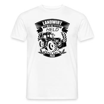 Cadeau paysan - domaine de l'agriculture - T-shirt homme - blanc - Devant - AI Model Male 178 dark (178cm)