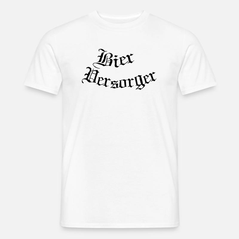 Bierversorger - Männer T-Shirt - Weiß