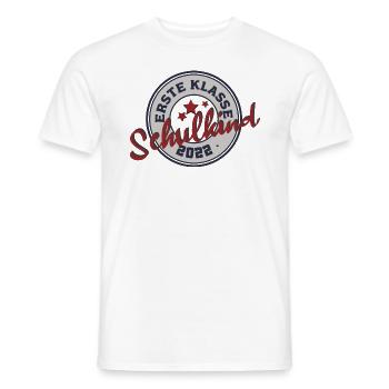 Kinder Schulkind 2022 Erste Klasse Einschulung - Männer T-Shirt - Weiß - Vorne - AI Model Male 178 dark (178cm)