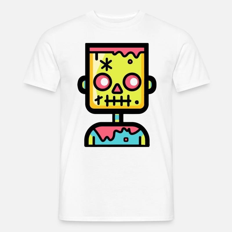 Zombie Halloween Comic - Men’s T-shirt - white