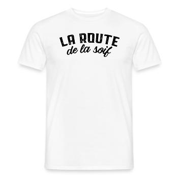 Route de la soif alcool - T-shirt homme - blanc - Devant - AI Model Male 178 dark (178cm)