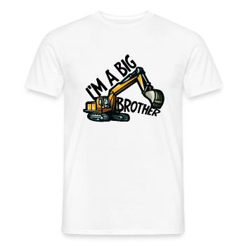 Frère soeur famille grand frère frère - T-shirt homme - blanc - Devant - AI Model Male 178 dark (178cm)