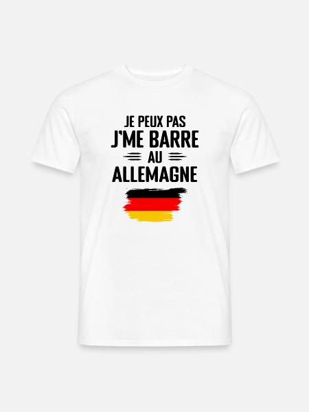 Ich kann nicht in Deutschland bar sein - Männer T-Shirt - Weiß