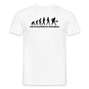 The Evolution Of Pickleball - Männer T-Shirt - Weiß - Vorne - AI Model Male 178 dark (178cm)