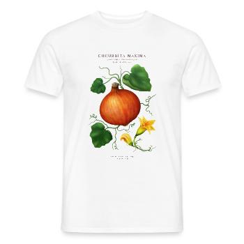 THE PLANTSPLATE FARM - CUCURBITA MAXIMA - Männer T-Shirt - Weiß - Vorne - AI Model Male 178 dark (178cm)